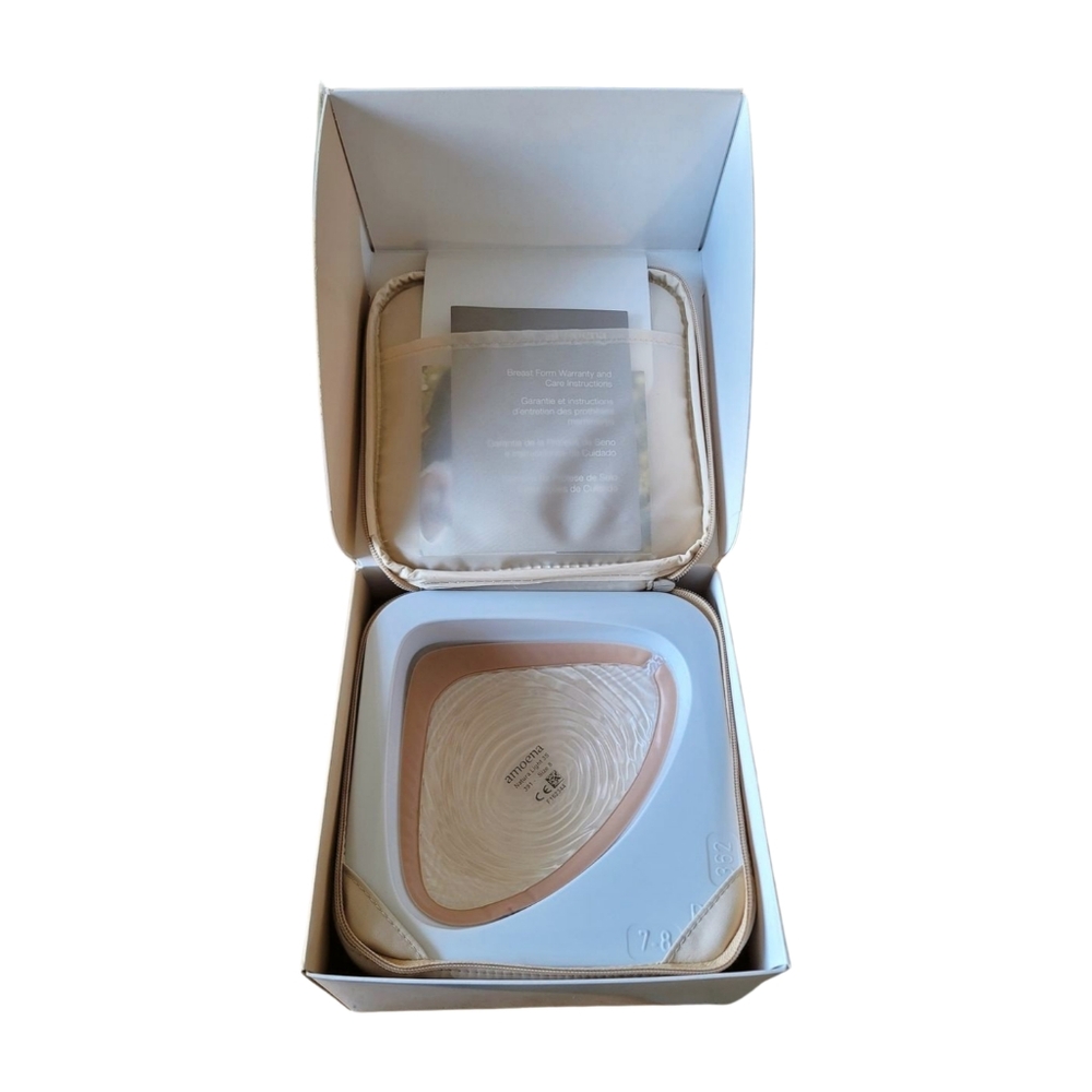 Amoena Comfort Plus Natura Light 3S Breast Form Prosthesis Size 8 New in Box